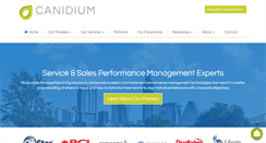 Desktop Screenshot of canidium.com